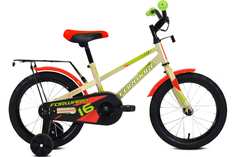 Велосипед FORWARD METEOR 16 (16" 1 ск.) 2020-2021, серый/зеленый, 1BKW1K1C1021 Rama Yoga