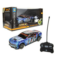 Радиоуправляемая машинка 1toy Драйв, 1:24, Т21645, цвет синий
