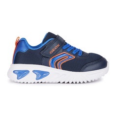 Кроссовки Geox для мальчиков, размер 28, тёмно-синие, J45DZC014CEC4226