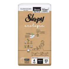 Подгузники Sleepy Ecologic Maxi (7-16 кг) 52шт