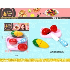 Наборы овощей и фруктов для резки (игровой) A1343407C No Brand