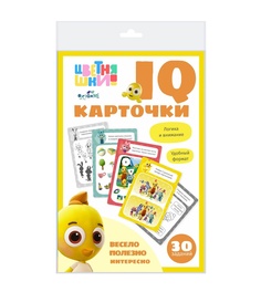 Настольная игра Оригами Цветняшки IQ-карточки Логика и внимание 07988 Origami