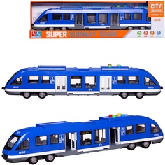 Трамвай Junfa фрикционный длина 44 см синий 8033-1/синий Abtoys