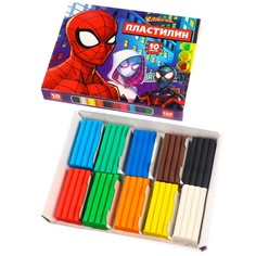 Пластилин 10 цветов 150 г "Человек-паук" Marvel