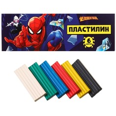 Пластилин 6 цветов 90 г "Человек-паук" Disney