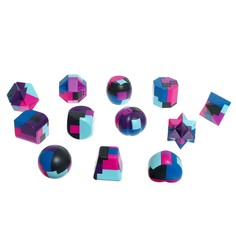 Головоломка "Фигура", виды МИКС (12 шт.) No Brand
