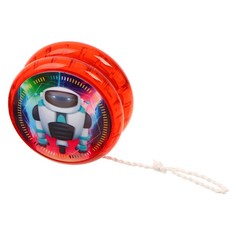 Йо-йо "Робот" световой, виды МИКС (12 шт.) Funny Toys