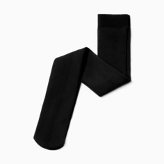 Колготки детские микрофибра с флисом внутри, цвет черный, рост 134-146 см (9-11 лет) Hobby Line