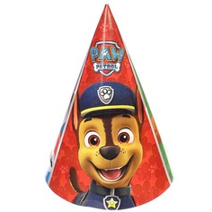 Колпак бумажный "С Днем Рождения!", Щенячий патруль (10 шт.) PAW Patrol