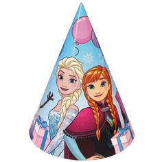 Колпак бумажный "Эльза и Анна", Холодное сердце (10 шт.) Disney