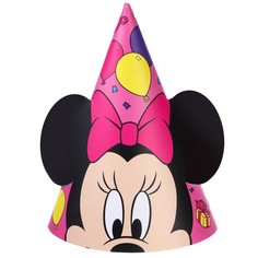 Колпак картонный с ушками «С Днем Рождения!», Минни Маус Disney