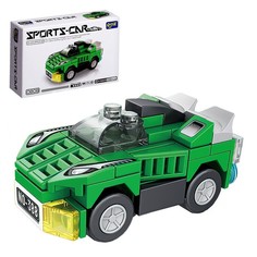 Конструктор Гонка «Спорткар», 58 деталей Peizhi