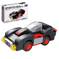 Конструктор Гонка «Спорткар», 60 деталей Peizhi
