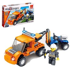 Конструктор Город «Эвакуатор», 124 детали Peizhi