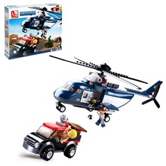 Конструктор Полиция «Погоня», 285 деталей Sluban