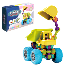 Конструктор шарнирный «Строительная техника», 39 деталей No Brand