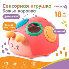 Крошка Я Развивающая, сенсорная игрушка «Божья коровка», цвет МИКС, Крошка Я