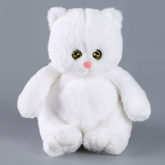 Мягкая игрушка "Котик", 25 см, цвет белый No Brand