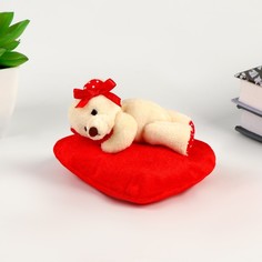 Мягкая игрушка «Медведь на сердце», виды МИКС No Brand