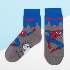 Носки детские "Человек Паук: Ночной город", 18-20 см Marvel