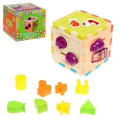 Сортер-куб «Кошки-мышки», 8 фигур No Brand