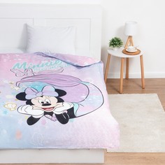 Пододеяльник детский "Minnie Mermaid", Минни Маус, 143х215 см, 100 % хлопок, поплин Disney