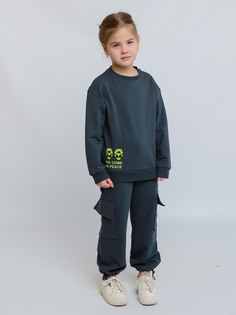 Свитшот детский Batik 0018_ЛС24, графит, 104 Батик