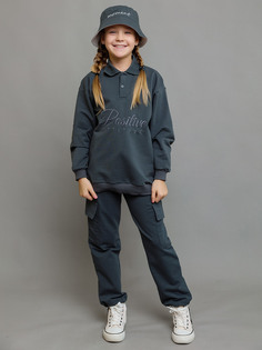 Свитшот детский Batik 036_БП24, графит, 140 Батик