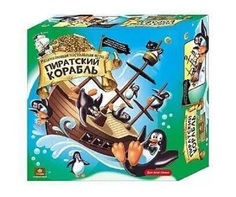 Развивающая настольная игра.Пиратский корабль Рыжий кот