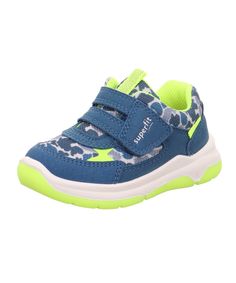 Полуботинки Superfit для мальчиков, сине-жёлтые, размер RU 25, 1-006404-8020, 1 пара