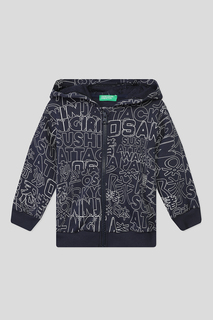 Толстовка Benetton 32M0G5016, синий, XS
