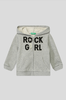 Толстовка Benetton 3J70G5019, Серый, 90