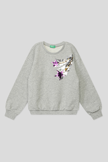 Толстовка Benetton 3J68C107E, Серый, M