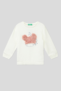 Толстовка Benetton 3J68G105C, Белый, 98
