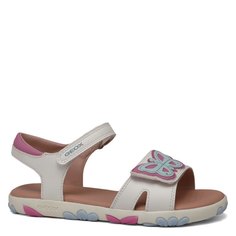Сандалии GEOX J SANDAL HAITI GIRL J458ZA, белый, 26