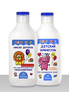 Подарочный набор Floresan шампунь детский 300 мл и масло детское 250 мл