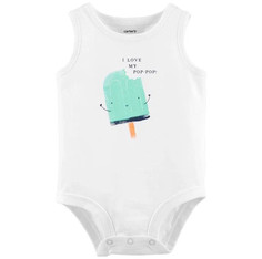 Боди детское CARTERS 1L716610 белый 62 Carters