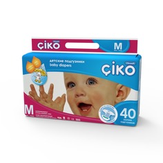 Подгузники Ciko размер М 6-11 кг 40 шт.