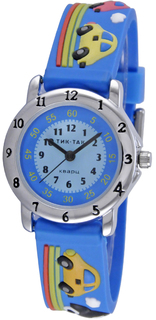 Детские наручные часы Тик-Так Н105-2 синие машинки