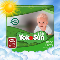 Подгузники-трусики YokoSun Eco XXL 15-23 кг 32 шт