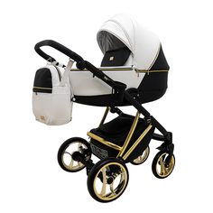 Коляска детская 2 в 1 Ray Agix gold white