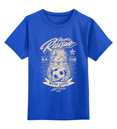 Детская футболка классическая унисекс Printio Футбол