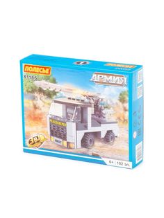 Конструктор Полесье Армия-1.1, 102 элемента, 81186