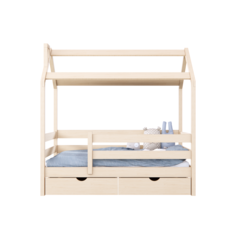 Кровать детская Mi-Gusta Ballu, 169х69х175, береза, кровать-домик