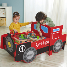 Игровой жд локомотив HAPE для малышей 17 аксессуаров в наборе E3769_HP