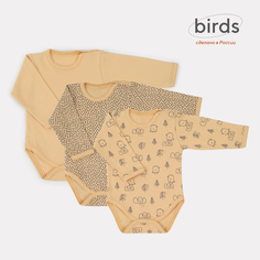 Боди детское MOWbaby 6182, yellow, 62