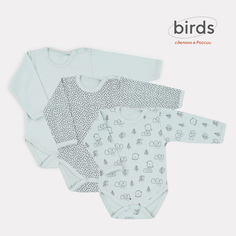 Боди детское MOWbaby 6182, blue, 56