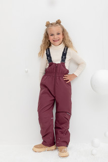 Полукомбинезон детский CROCKID 1BG PNT 002.1, сливовый, 110