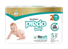 Подгузники Predo Baby 2 MINI (3-6кг), 5шт