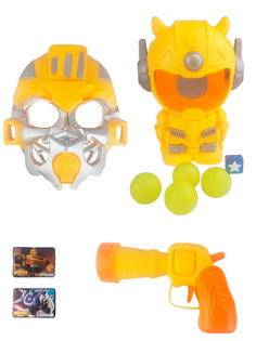 Тир со стрельбой StarFriend Трансформеры Бамблби Transformers маска бластер игрушечный